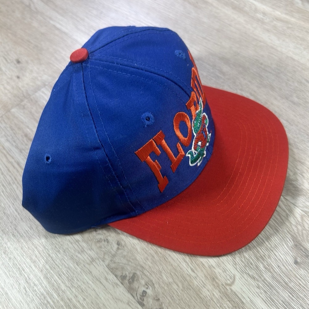 VTG Florida Gators‎ Snapback Hat NCAA Collegiate Blue Orange Cap - Picture 6 of 8